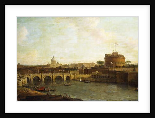 Castel Sant'Angelo and Ponte Sant'Angelo, Rome by Antonio Joli