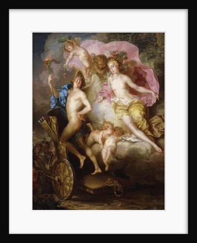 The Triumph of Venus and Cupid with Cupid's Chariot by Johann Georg Platzer