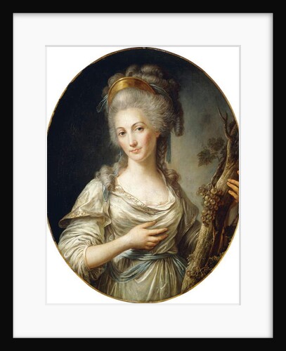 Portrait of a Lady said to be the Princess de Lamballe by Antoine Vestier
