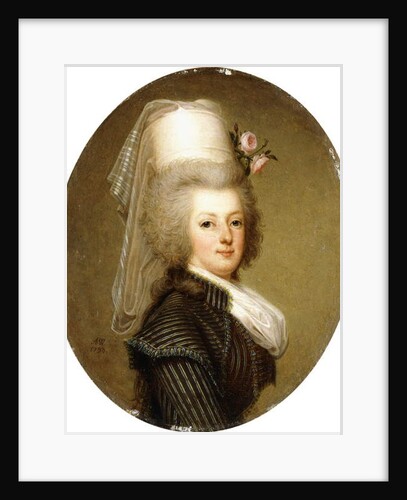 Portrait of Queen Marie Antoinette, 1793 by Adolf Ulrich Wertmuller