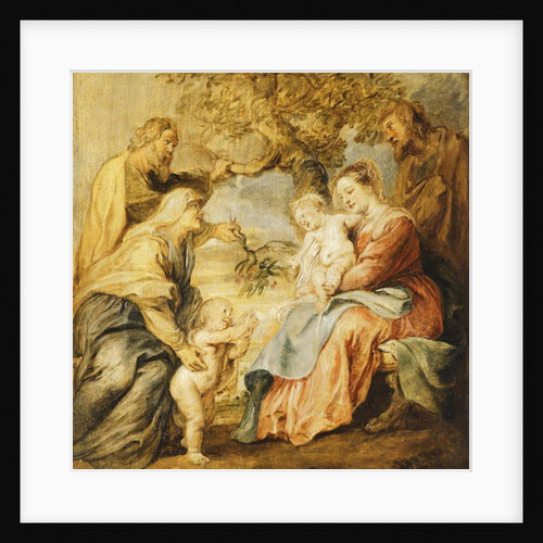 The Holy Family visited by Saints Elizabeth, Zacharias and the Infant Saint John the Baptist by Peter Paul Rubens