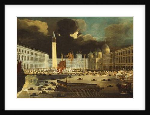 A Capriccio of San Marco from the Bacino on Ascension Day by Desiderio Monsu