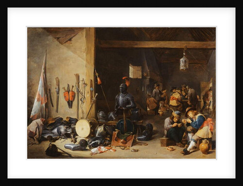 The Interior of a Guardroom, c.1640s by David the Younger Teniers