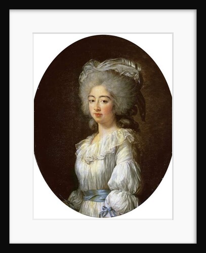 Portrait of the Louise Marie Josephine, Comtesse de Provence, later Queen of France by Elisabeth Louise Vigee-Lebrun
