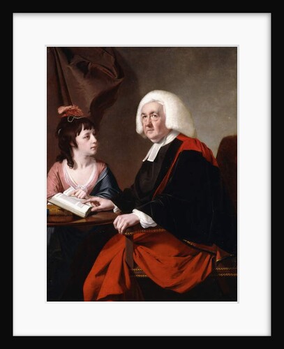 Portrait of the Rev.Thoms Wilson D.D. and his Adopted Daughter, Miss Catherine Macauley by Joseph Wright of Derby