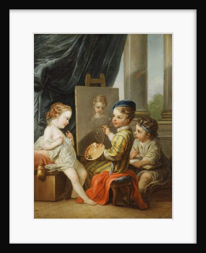 The Four Arts - Painting by Carle van Loo