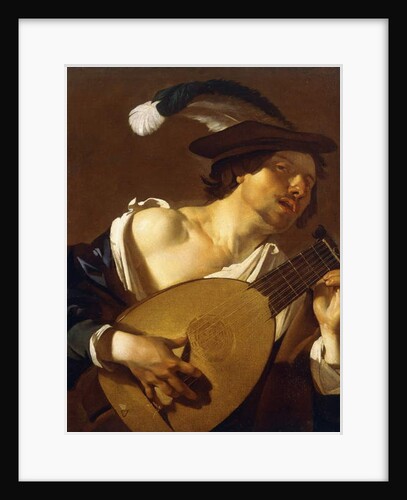 A Lute Player, 1621-22 by Theodore van called Dirk Baburen