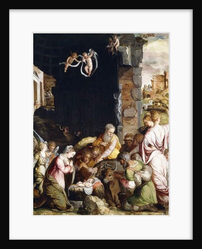 The Adoration of the Shepherds by Friedrich Sustris