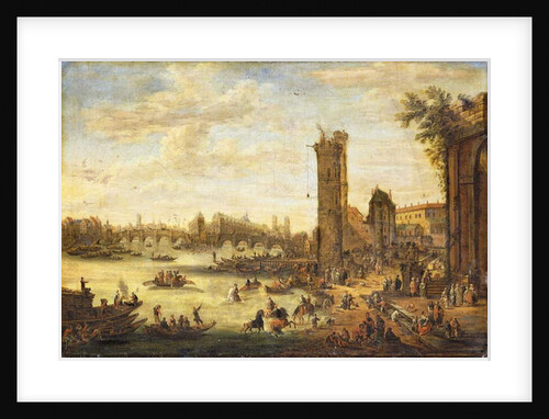 A View of Paris looking toward the Ile de la Cite and the Pont Neuf, 1671-77 by Peeter or Pieter Bout