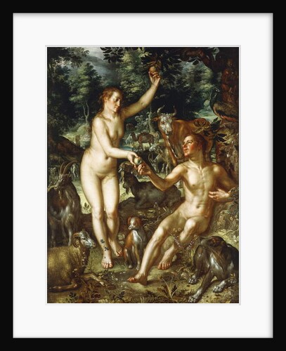 Adam and Eve by Joachim Wtewael or Utewael or Wyewael