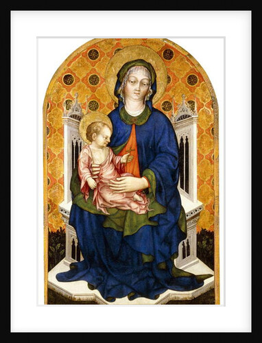 The Madonna and Child Enthroned by Michele Giambono