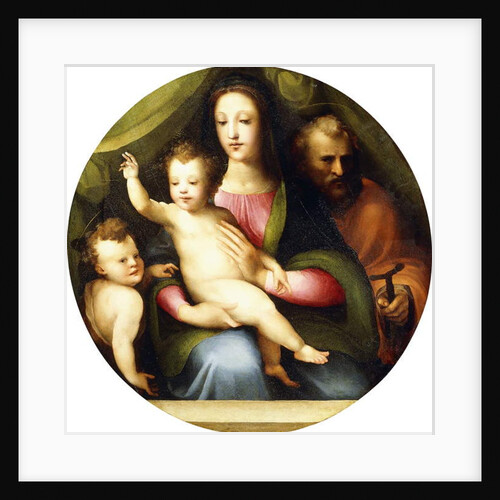 The Holy Family with the Infant Saint John the Baptist by Domenico Beccafumi