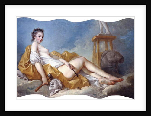 Personification of Sculpture by Jean-Honore Fragonard