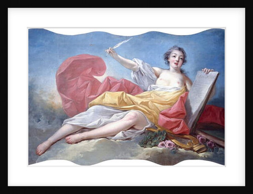 Personification of Literature by Jean-Honore Fragonard