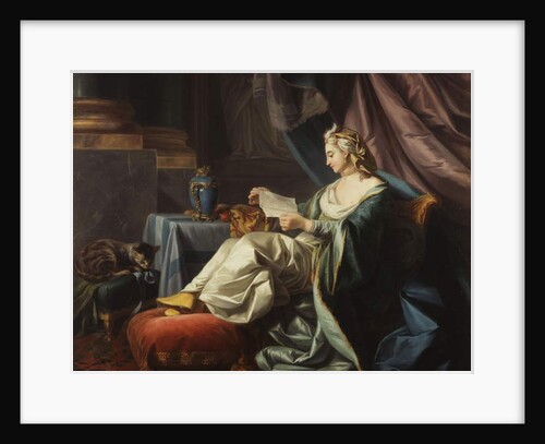 A Young Sultan reading a Letter by Louis Michel van Loo