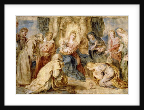 The Virgin and Child Enthroned Adored by Eight Saints by Peter Paul Rubens