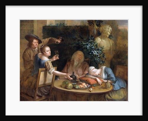 A Drinking Party in the Garden, 1739 by Aert Schouman