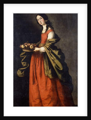 Saint Dorothea by Francisco de Zurbaran