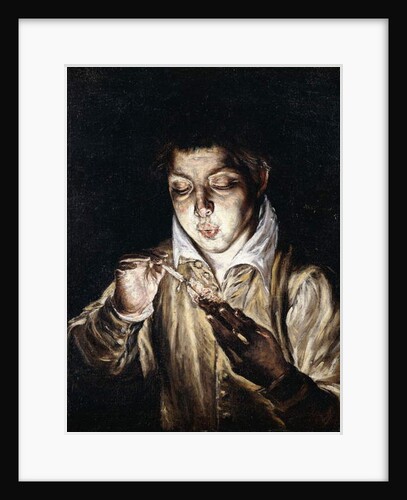 A Boy lighting a Candle by El Greco