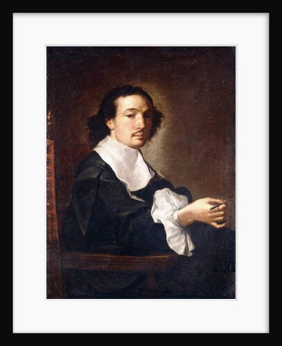 Portrait of a Physician, probably Giovanni Guglielmo Riva, seated half-length, holding a surgical instrument, c.1668-c.1672 by Carlo Maratti