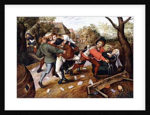 Peasants Brawling, 1619 by Pieter the Younger Brueghel