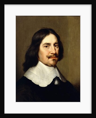 Portrait of a Gentleman, bust length, wearing Black by Gerrit van Honthorst