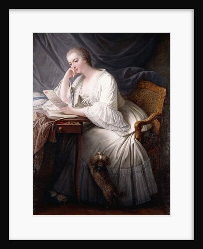 La Lecture by Charles-Francois Hutin