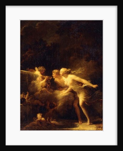 The Fountain of Love, 1780's by Jean-Honore Fragonard