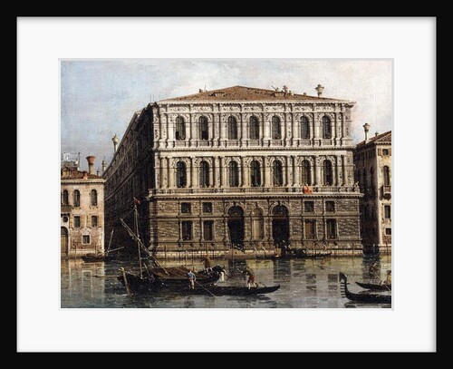 The Palazzo Pesaro from the Grand Canal, Venice by Canaletto