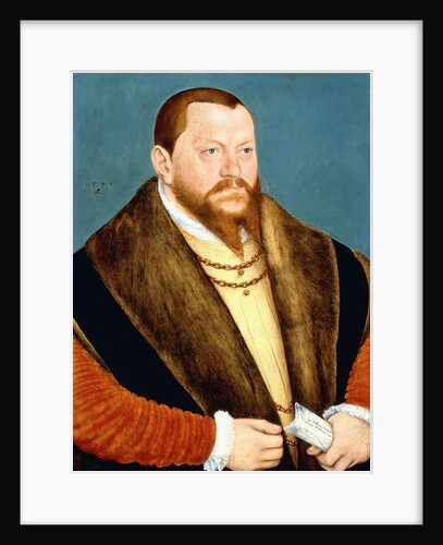 Portrait of Duke Augustus of Saxony by Lucas the Younger Cranach