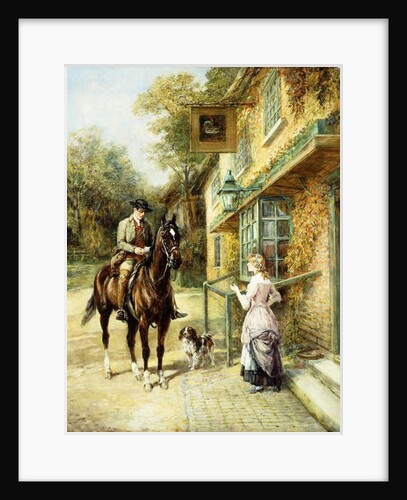 The Village Postman by Heywood Hardy
