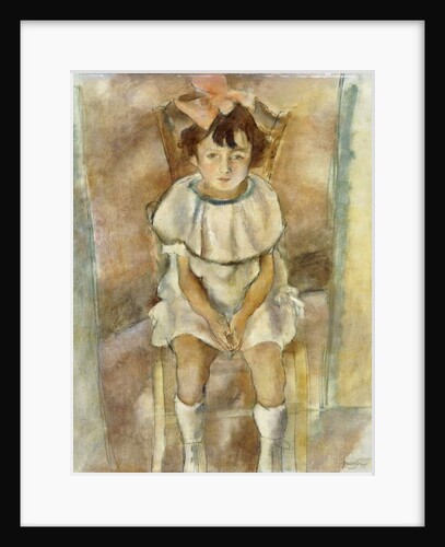 Little Girl in Pink, 1926 by Jules Pascin