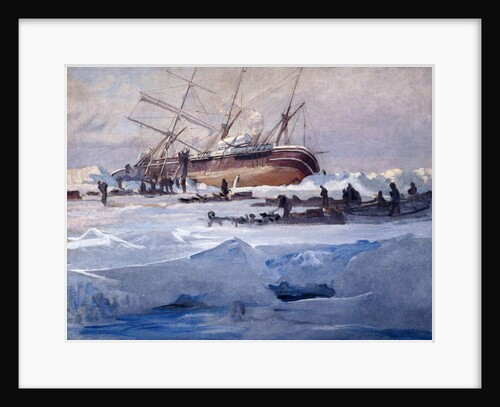 The Endurance Crushed in the Ice of the Weddell Sea, October 1915 by George Marston