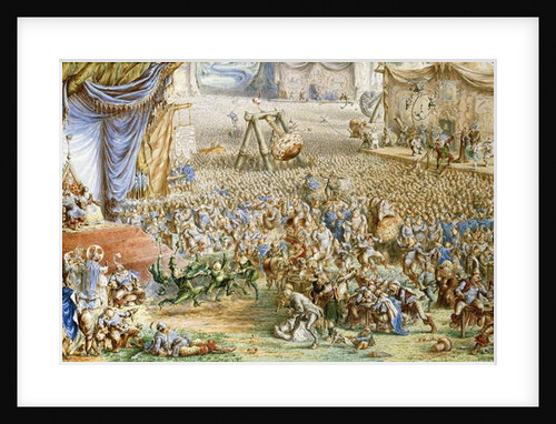 An Allegory of Contemporary Events, 1873 by Henry Barnabus Bright