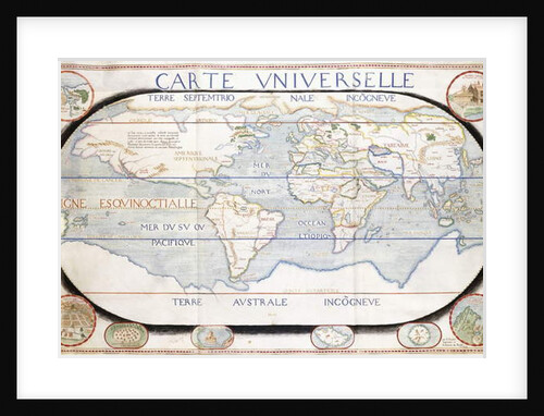 Carte Universelle, 1624 by French School