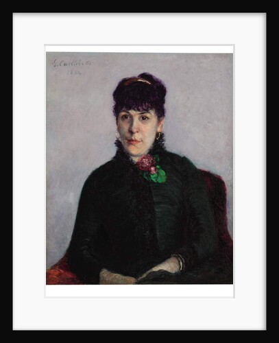 Woman with a Rose, 1884 by Gustave Caillebotte