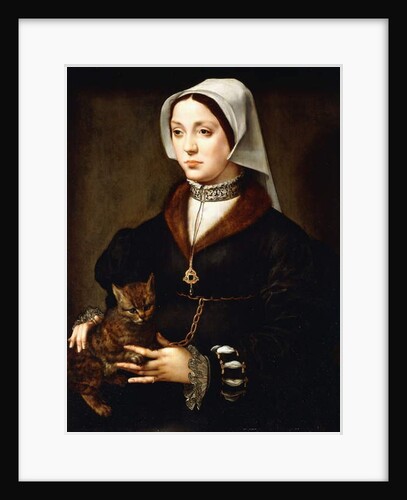 Portrait of a lady by Ambrosius Benson