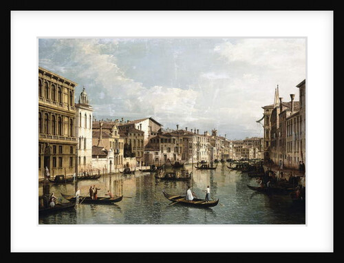 The Grand Canal, Venice, looking East from the Palazzo Flangini to the Palazzo Venramin Calergi, c.1742 by Bernardo Bellotto