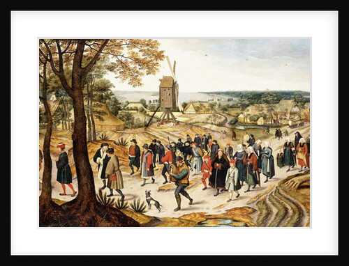 A Wedding Procession, by Pieter the Younger Brueghel