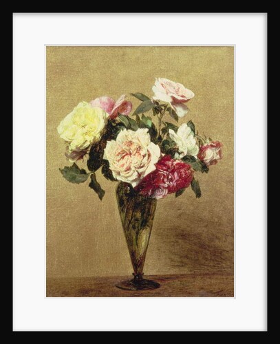 Roses in a Vase, 1892 by Ignace Henri Jean Fantin-Latour