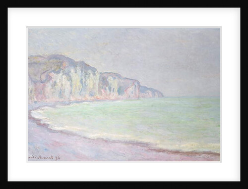 Cliffs at Pourville, 1896 by Claude Monet