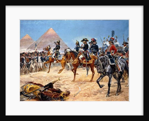 Bonaparte in Egypt, 21st July, 1798, 1911 by Richard Caton II Woodville