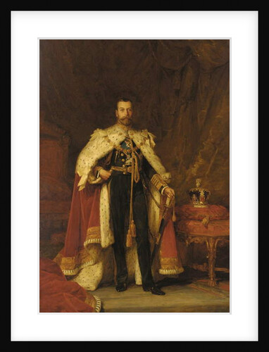 Coronation portrait of King George V, after Sir Luke Fildes by William A. Menzies