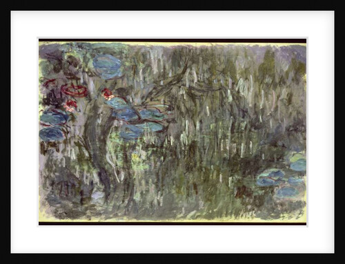 Waterlilies with Reflections of Willows, c.1920 by Claude Monet