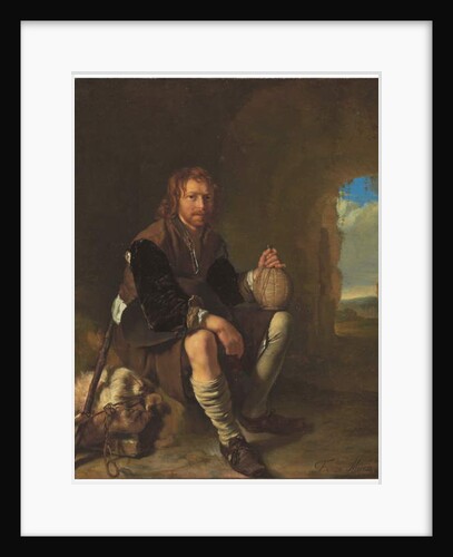 A traveller at rest by Frans van Mieris