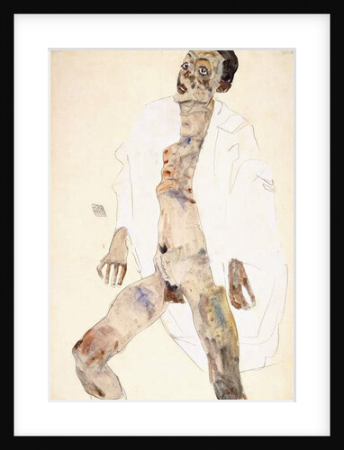 Standing man, 1911 by Egon Schiele