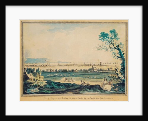 View of Ringsend from Merrion Square, Dublin, 1790 by John Henry Campbell