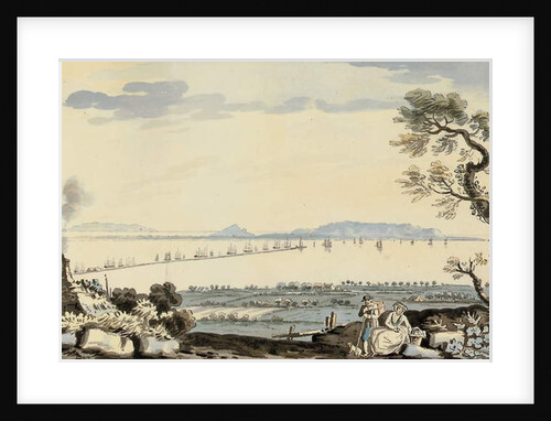 View of Dublin Bay and harbour, Hill of Howth by John Henry Campbell