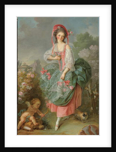 Portrait of Mademoiselle Guimard as Terpsichore by Jacques Louis David