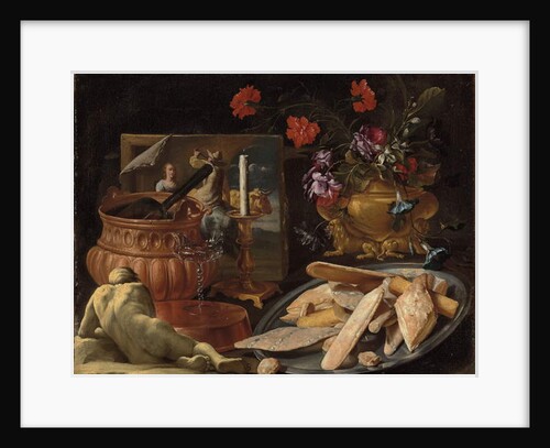 Allegory of the five senses by Giuseppe Recco